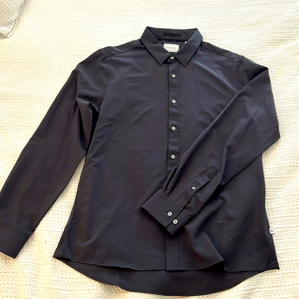 7 Diamonds Slate Grey Button Down Dress Shirt